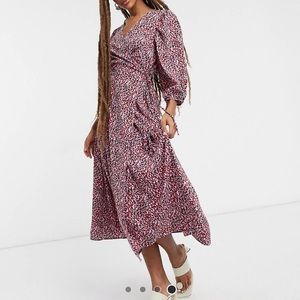 Topshop Kimono Wrap Dress